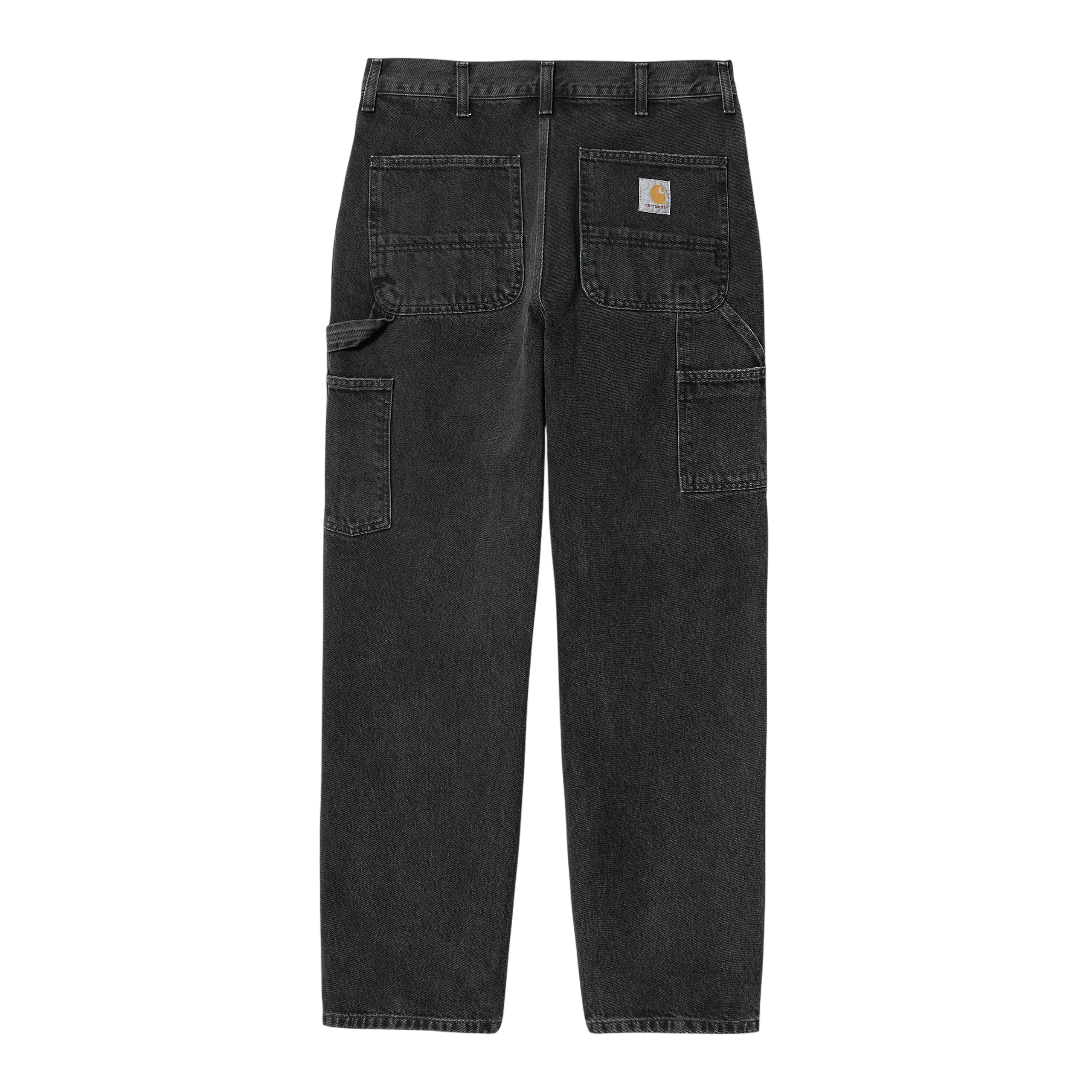 SINGLE KNEE PANT BLACK STONE WASHED