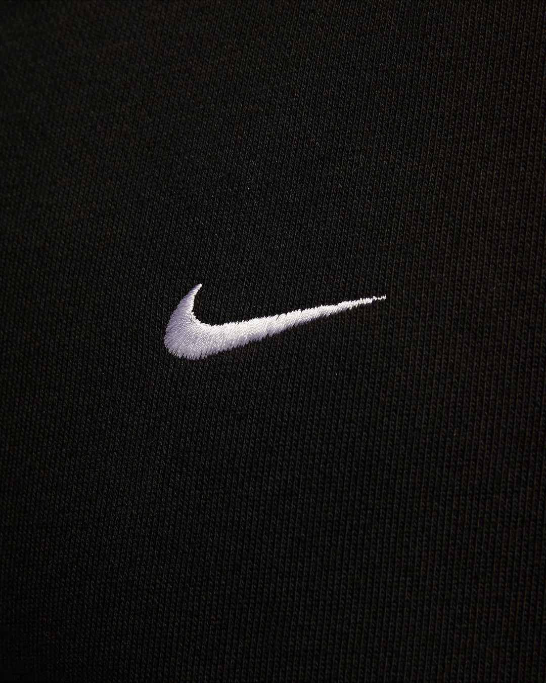 SOLO SWOOSH FULL ZIP HOODIE BLACK