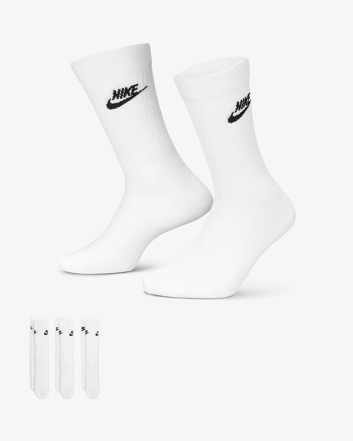EVERYDAY ESSENTIAL SOCKS WHITE (3 PAIRS)