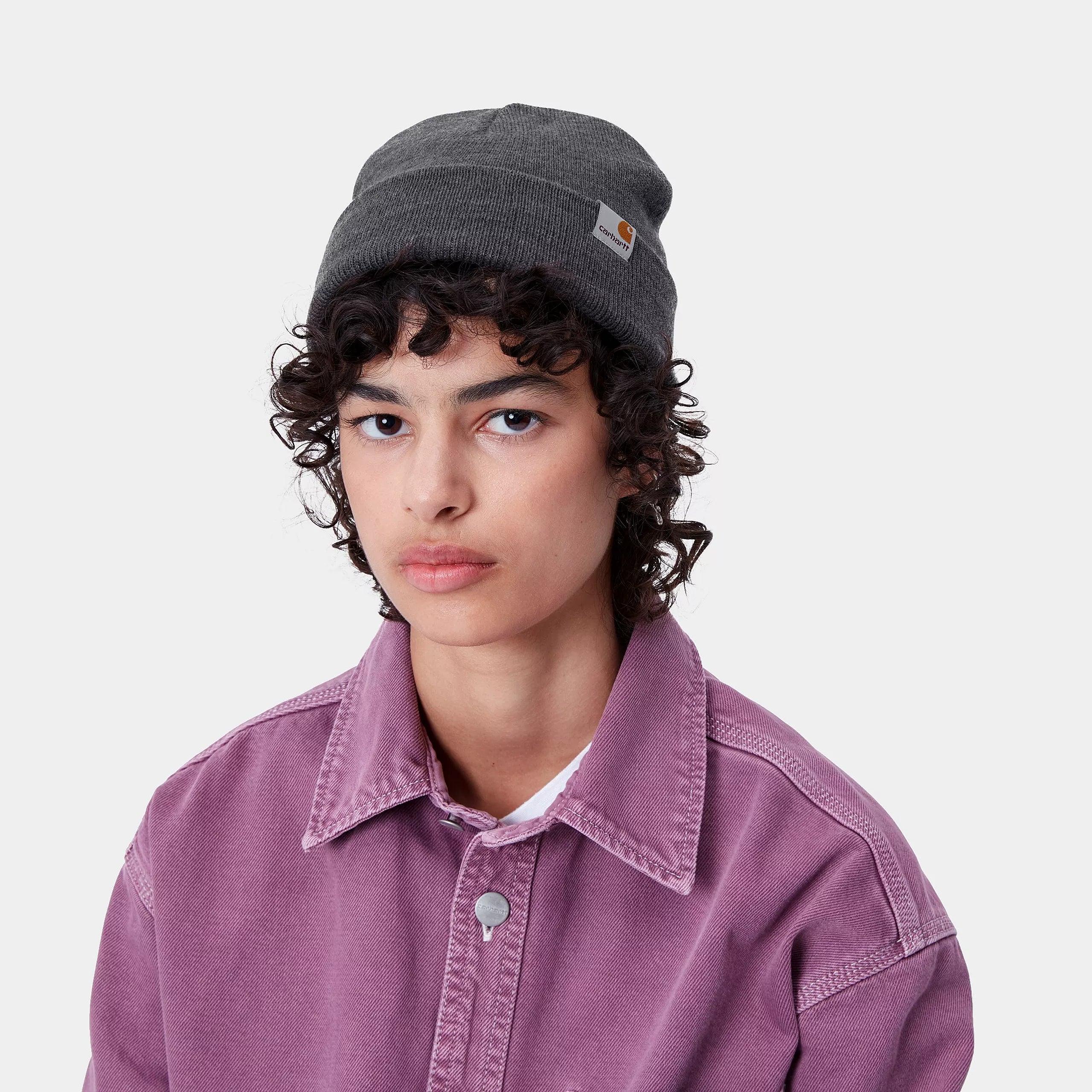 STRATUS BEANIE LOW DARK GREY HEATHER