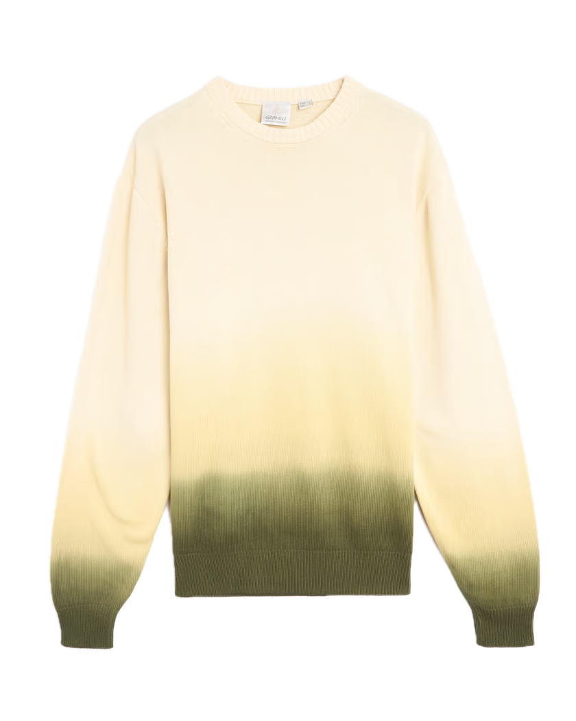 Sunfade green sweater relaxed fit