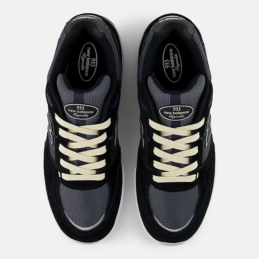 New Balance Sneaker Skate Shoe Black 933BNT Reynolds Top
