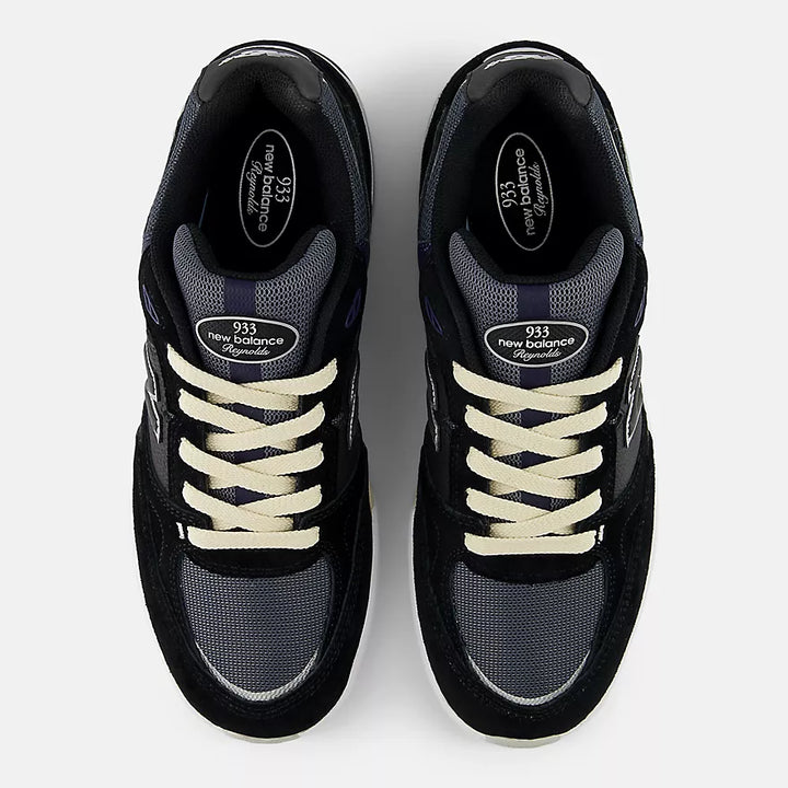 New Balance Sneaker Skate Shoe Black 933BNT Reynolds Top
