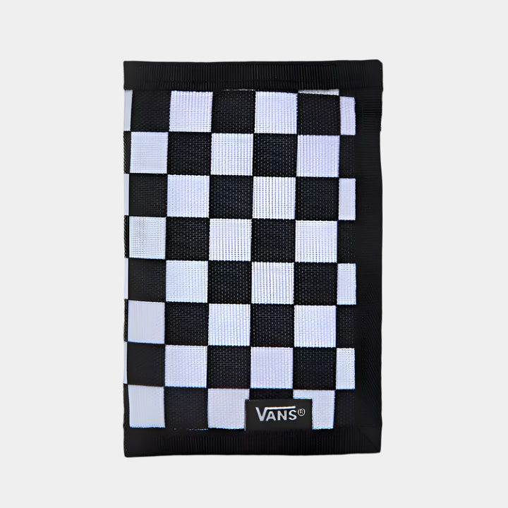 SLIPPED WALLET CHECK BLACK WHITE