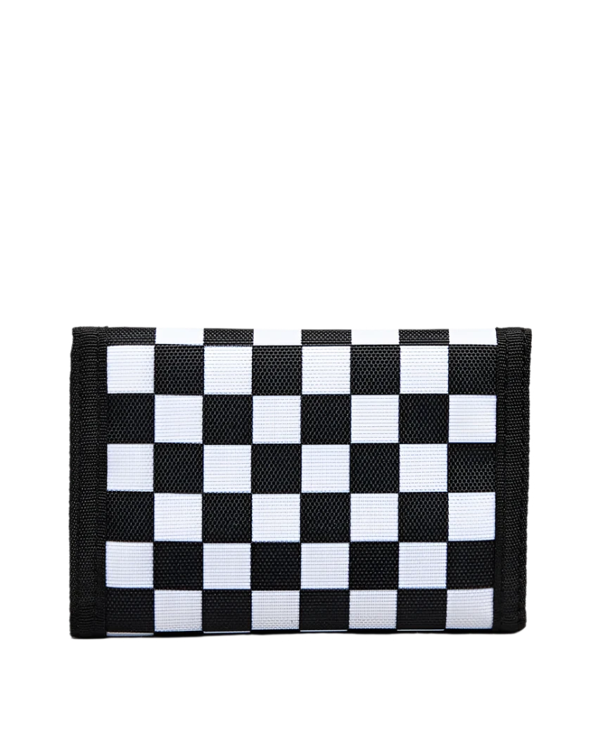 SLIPPED WALLET CHECK BLACK WHITE