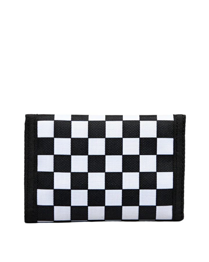 SLIPPED WALLET CHECK BLACK WHITE