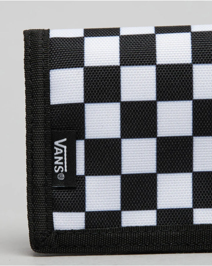 SLIPPED WALLET CHECK BLACK WHITE