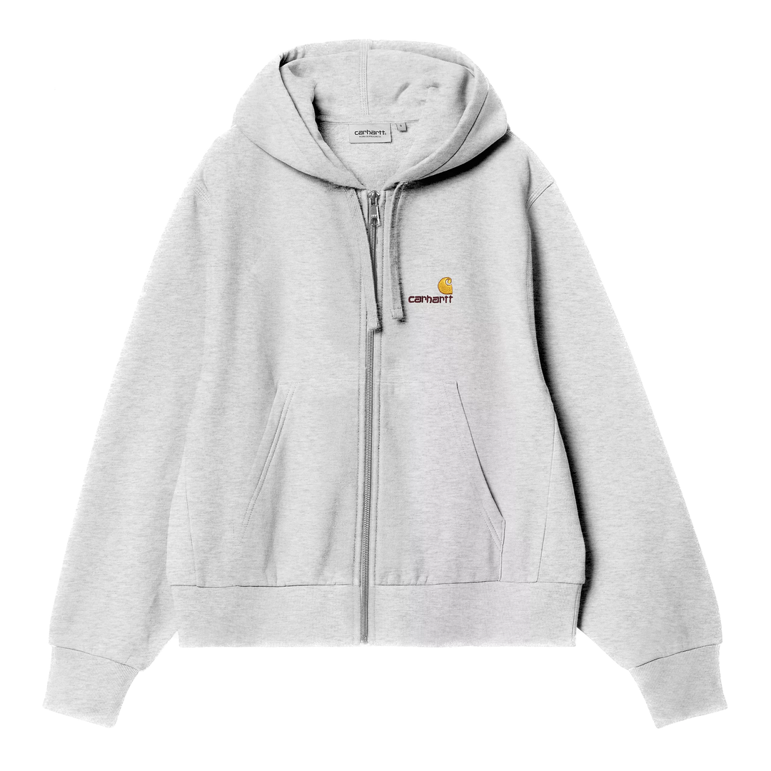 W' HOODED AMERICAN SCRIPT JACKET