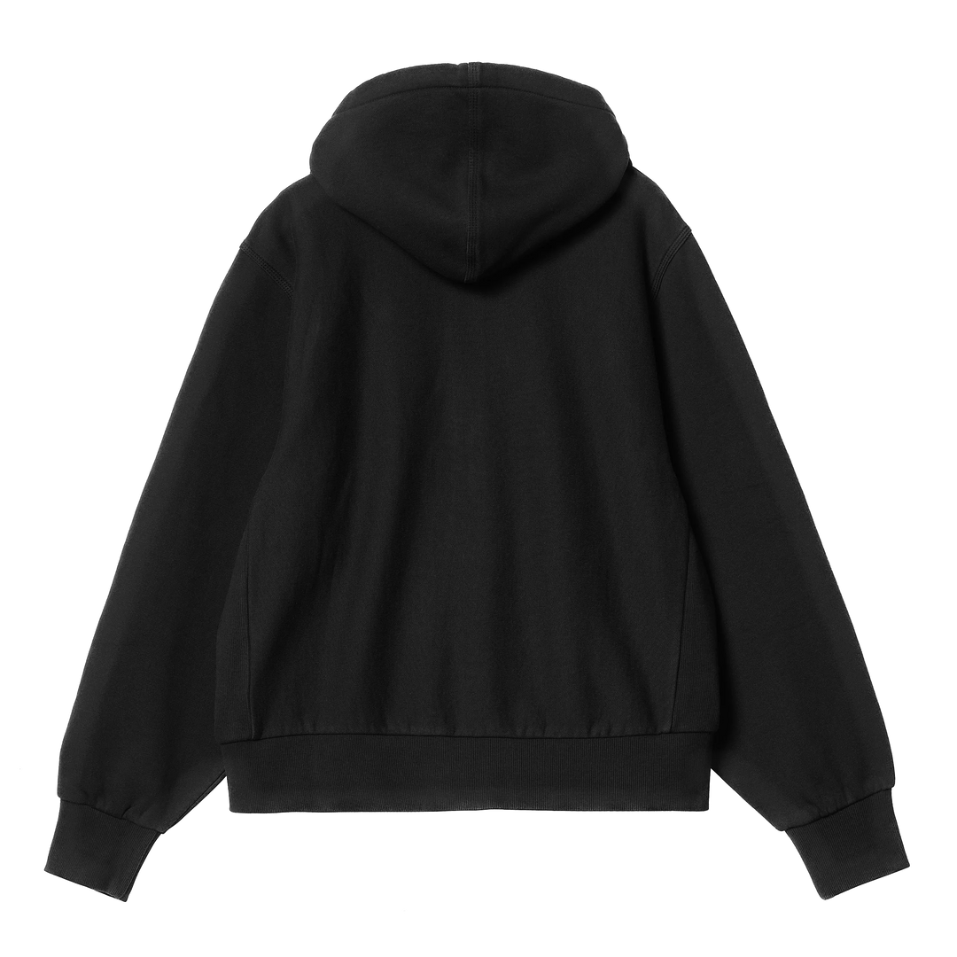 W' HOODED AMERICAN SCRIPT JACKET