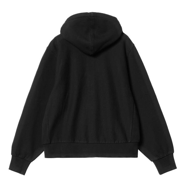 W' HOODED AMERICAN SCRIPT JACKET