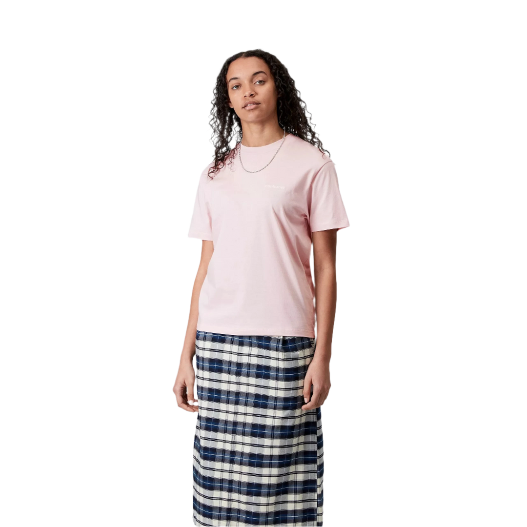WOMEN SCRIPT EMBROIDERY TEE