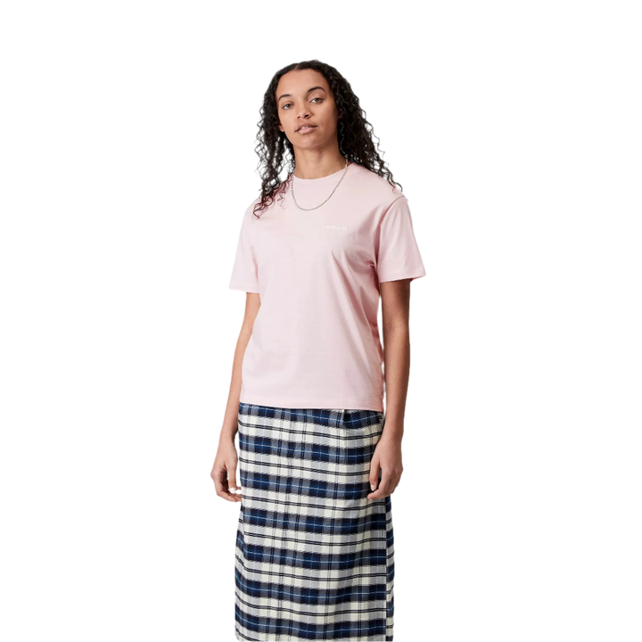 WOMEN SCRIPT EMBROIDERY TEE