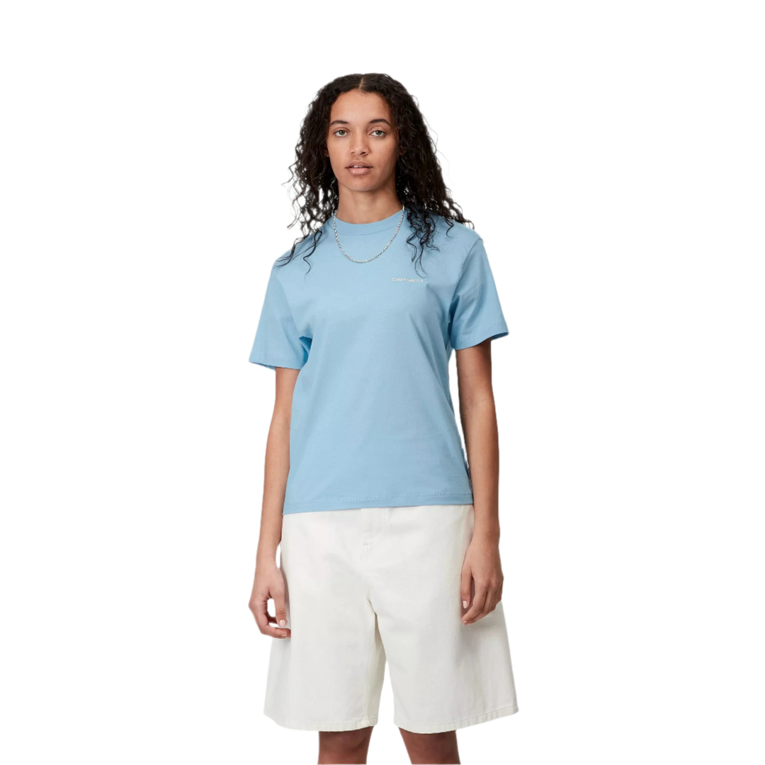 WOMEN SCRIPT EMBROIDERY TEE