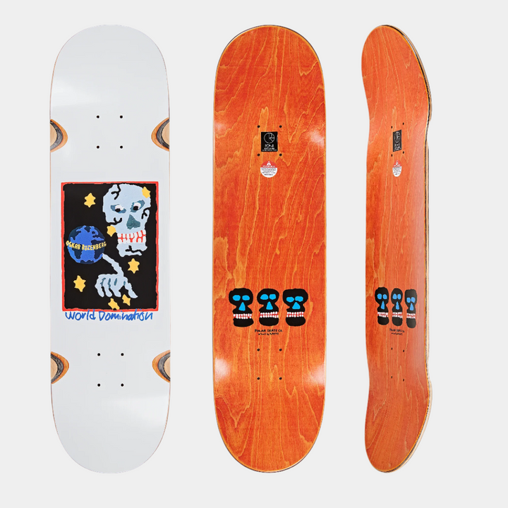 OSKAR ROZENBERG WORLD DOMINATION WHEELWELL DECK WHITE