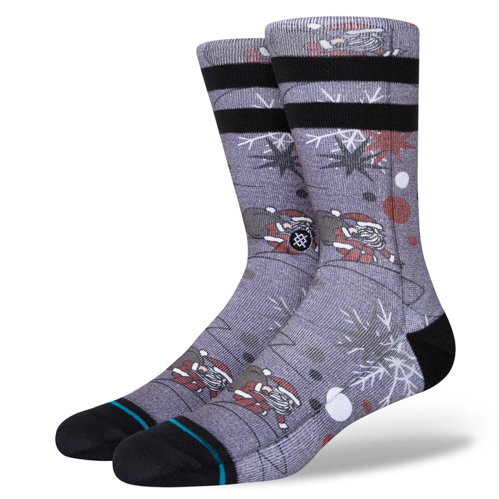 SHREDDING SANTA SOCKS