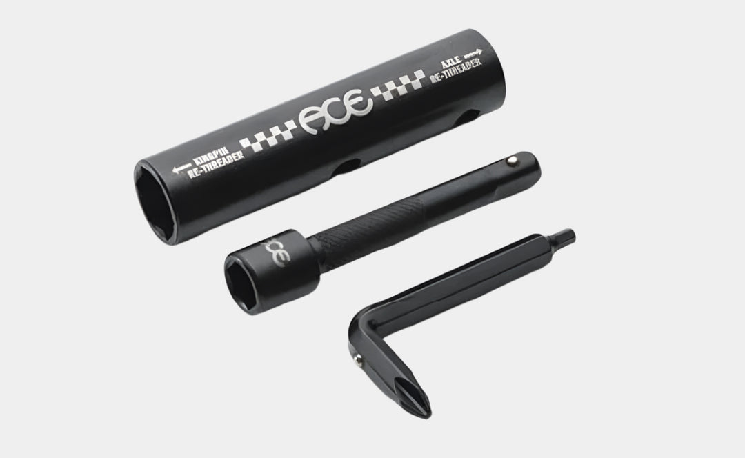 ACE skateboard trucks, making the lightest AF1 model. Manufactured using proprietary casting for increased aluminum structural integrity.