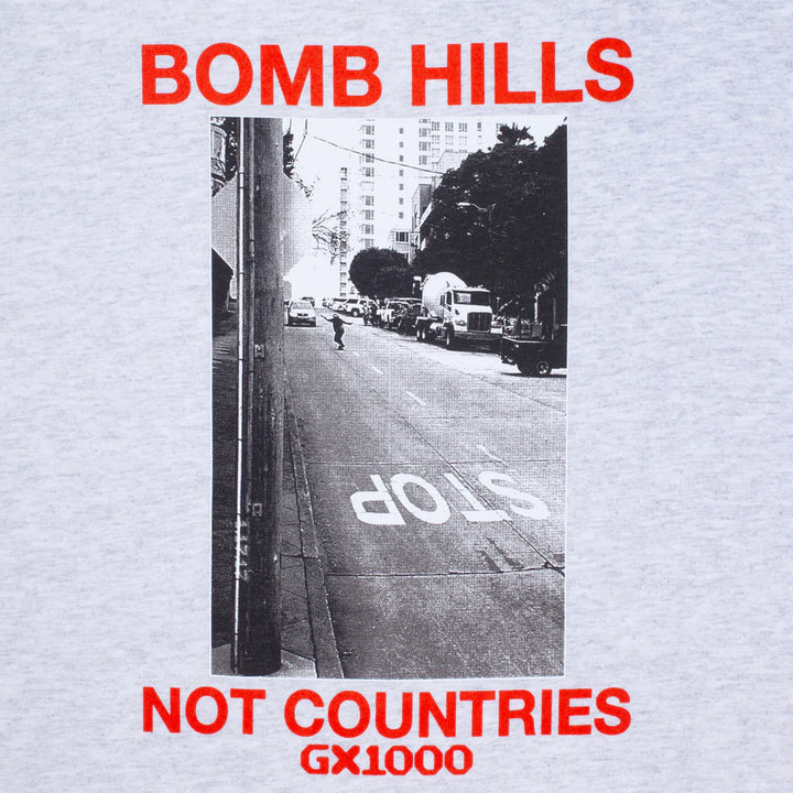 BOMB HILLS NOT COUNTRIES TEE ASH