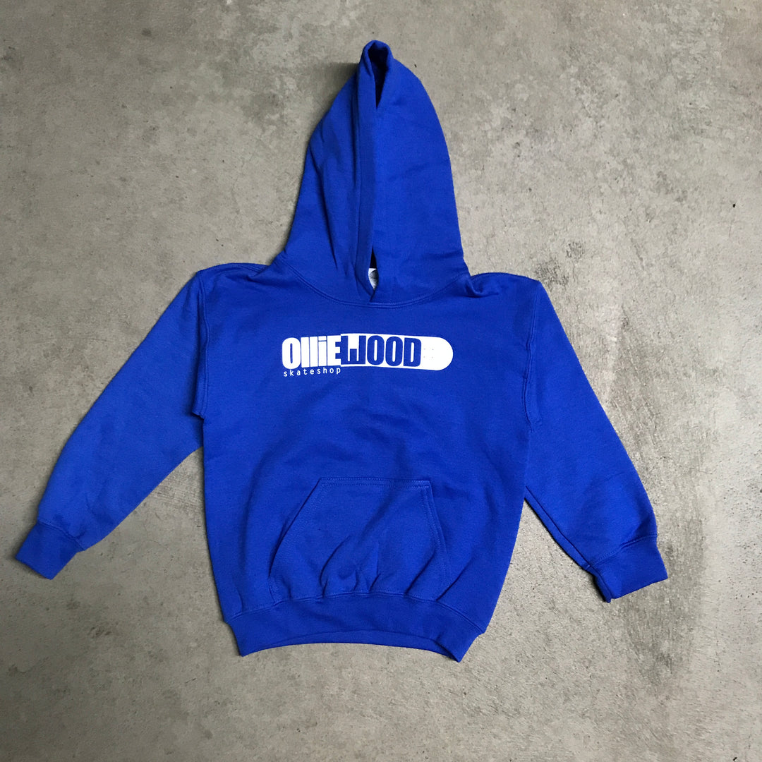 OLLIEWOOD LOGO KIDS HOODIE BLUE