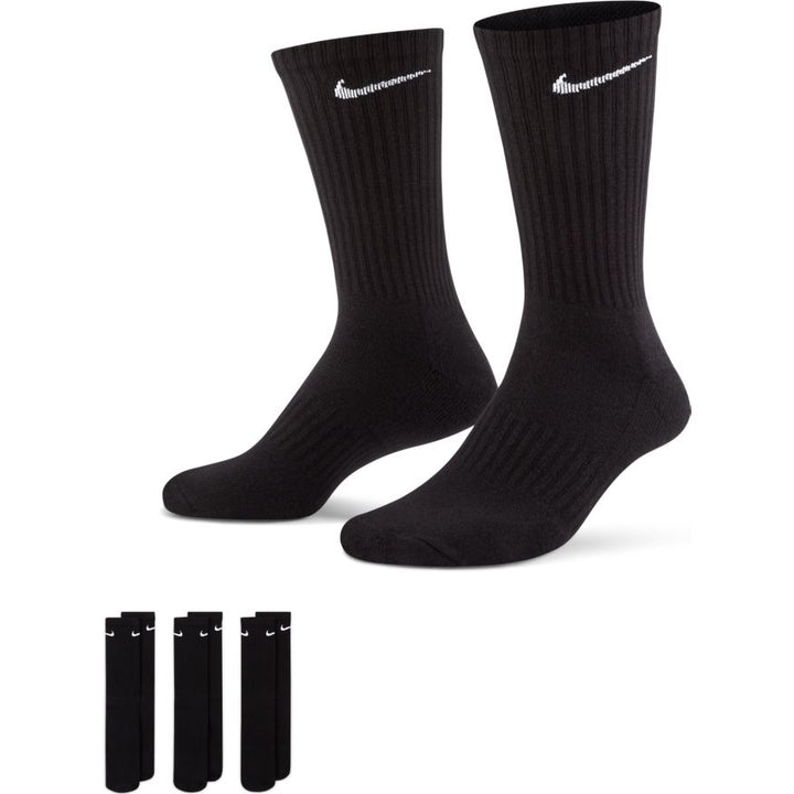 EVERYDAY CUSH SOCKS BLACK (3 PAIRS)