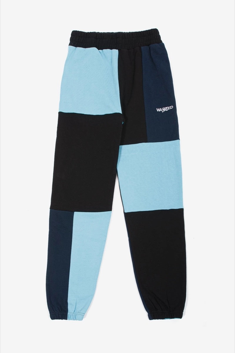 PATCHWORK JOGGING BLUE