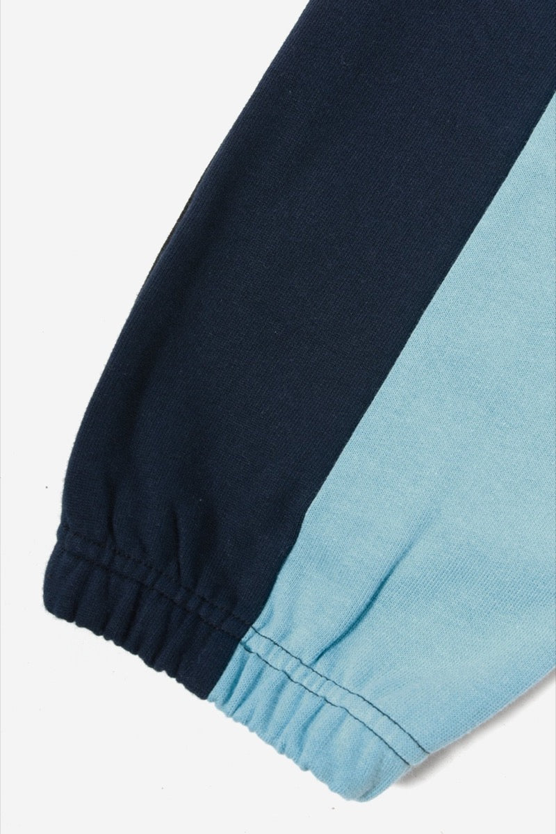 PATCHWORK JOGGING BLUE