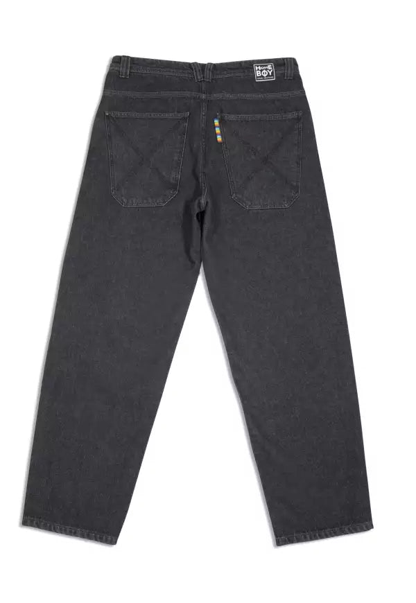 X-TRA BAGGY DENIM WASHED BLACK